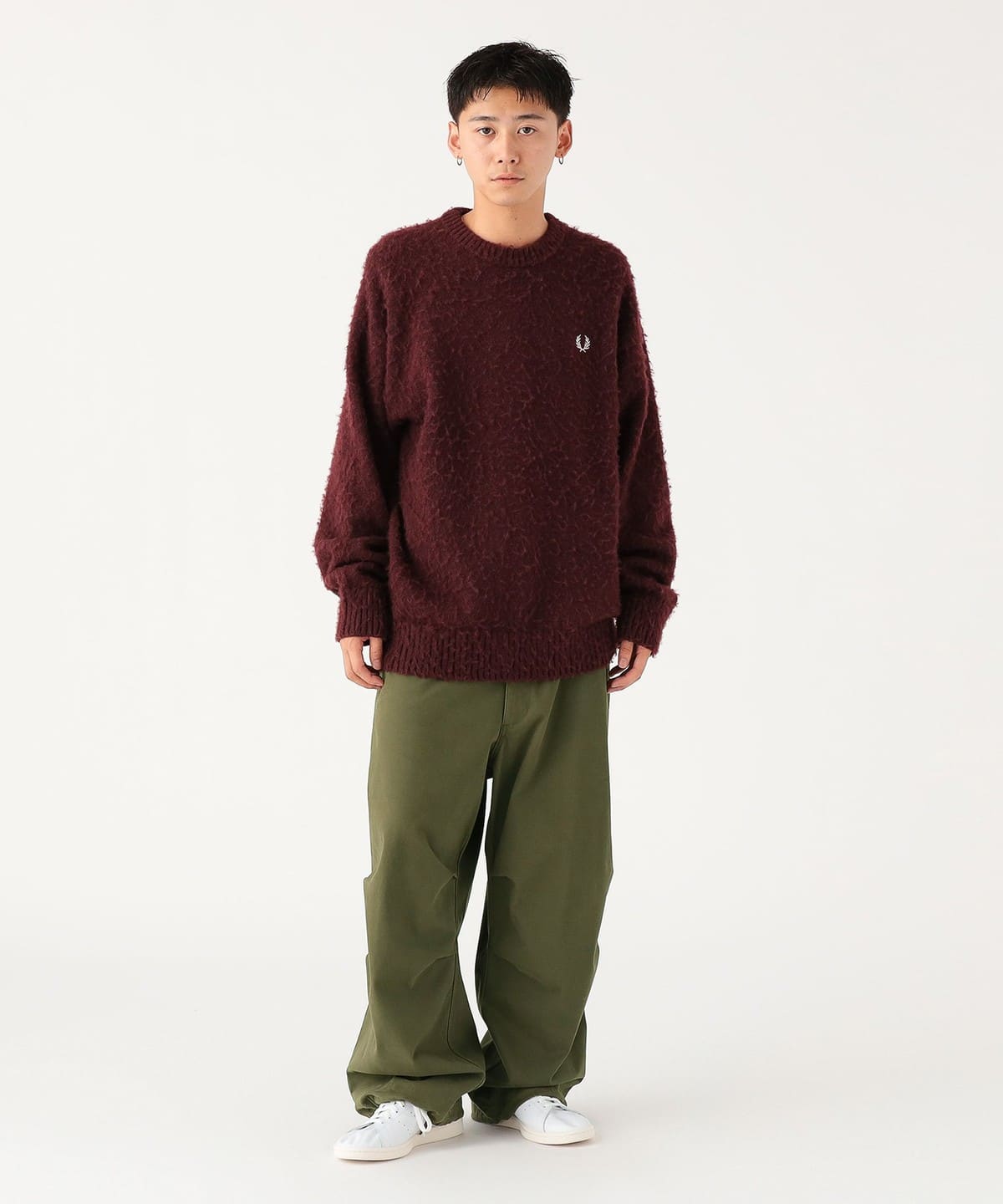 BEAMS（ビームス）【別注】FRED PERRY / フラッフィー クルーネック