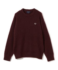 【+15%ポイントUP】【別注】FRED PERRY / フラッフィー クルーネックニット