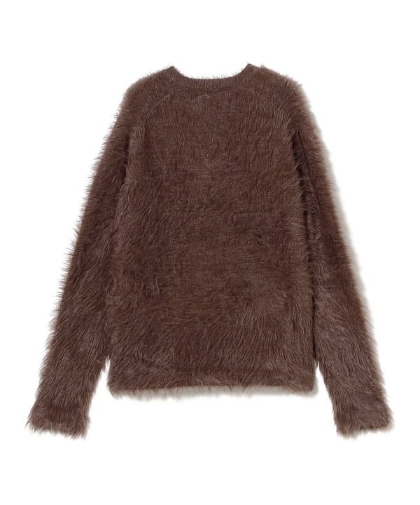beams future archive shaggy knit モヘアニット BEAMS（ビームス）FUTURE ARCHIVE / SHAGGY VNECK KNIT（トップス