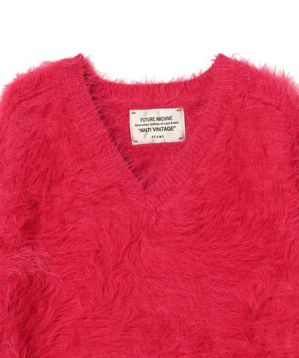 BEAMS（ビームス）FUTURE ARCHIVE / SHAGGY VNECK KNIT