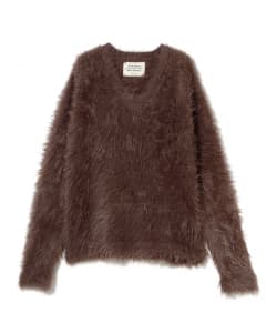 FUTURE ARCHIVE / SHAGGY VNECK KNIT