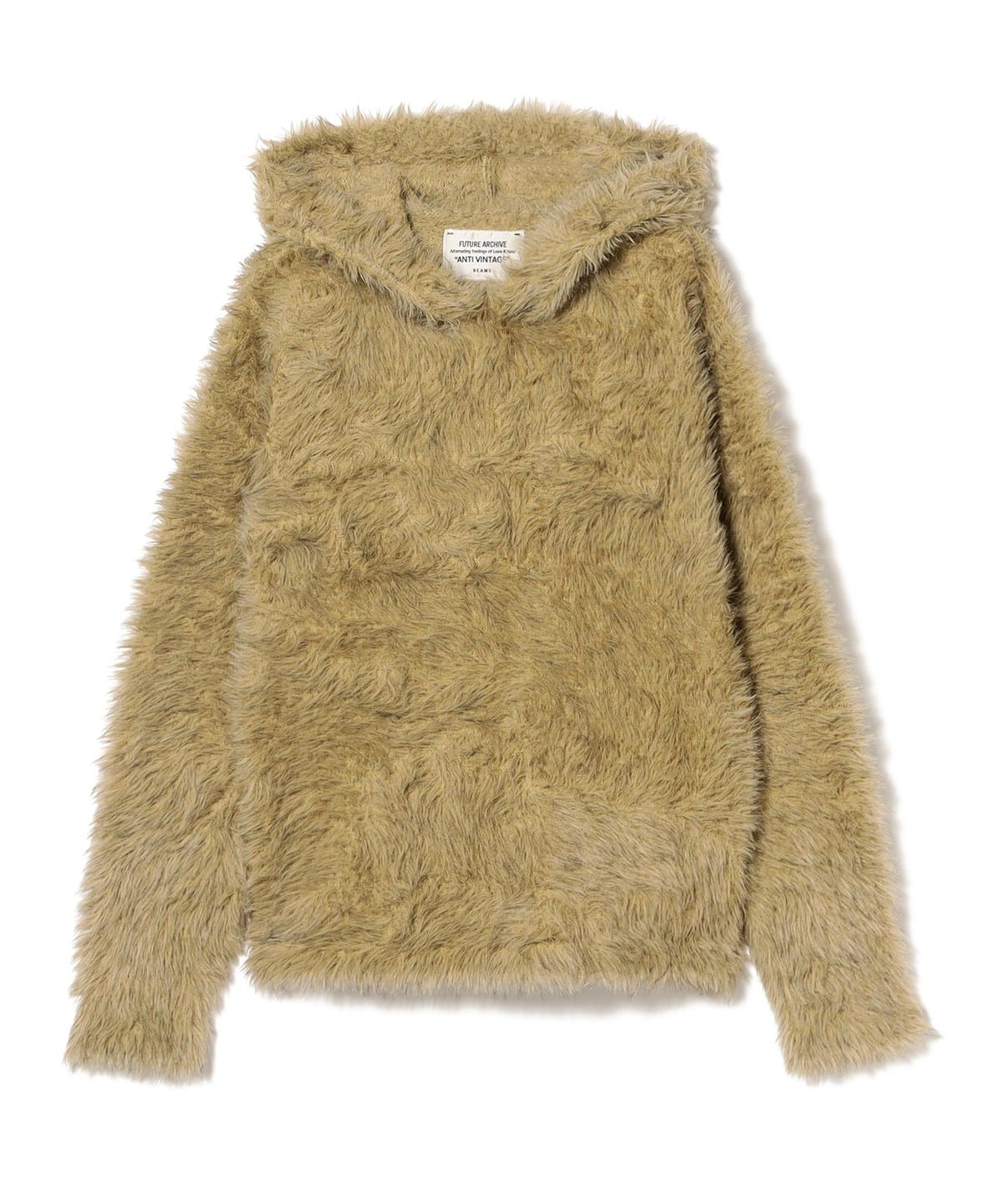 BEAMS（ビームス）FUTURE ARCHIVE / SHAGGY KNIT HOODIE（トップス