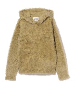 FUTURE ARCHIVE / SHAGGY KNIT HOODIE