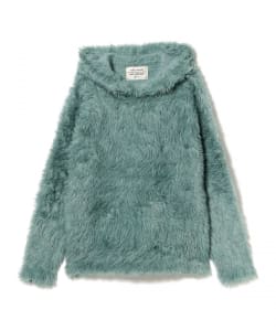 FUTURE ARCHIVE / SHAGGY KNIT HOODIE