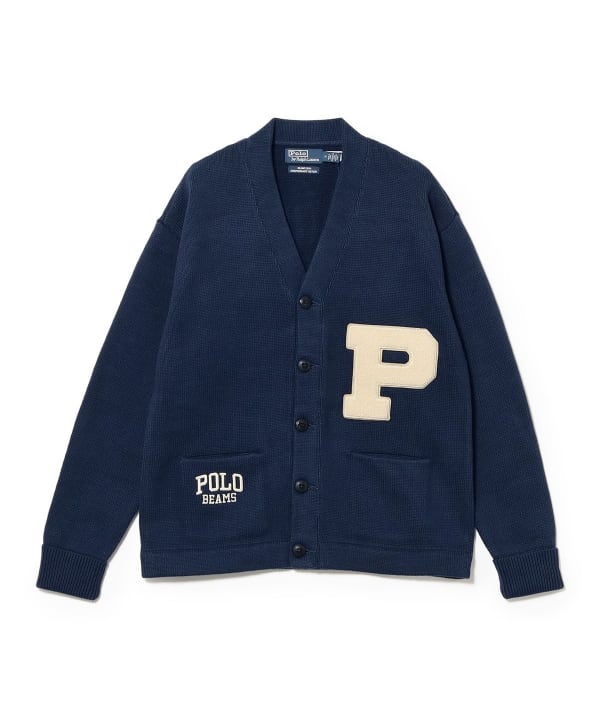 BEAMS（ビームス）【別注】POLO RALPH LAUREN / LS V-NECK VARSITY