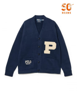 【別注】POLO RALPH LAUREN / LS V-NECK VARSITY CARDIGAN