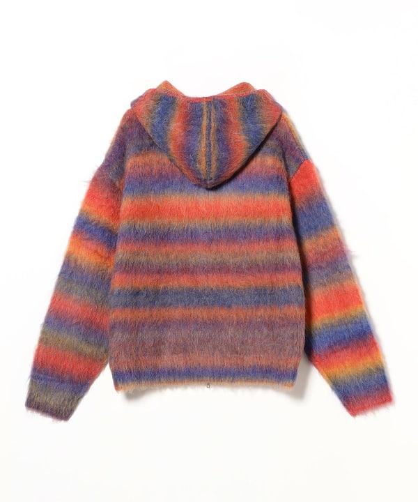 BEAMS（ビームス）WOKE EDGE / Gradation Mohair Zip Knit（トップス