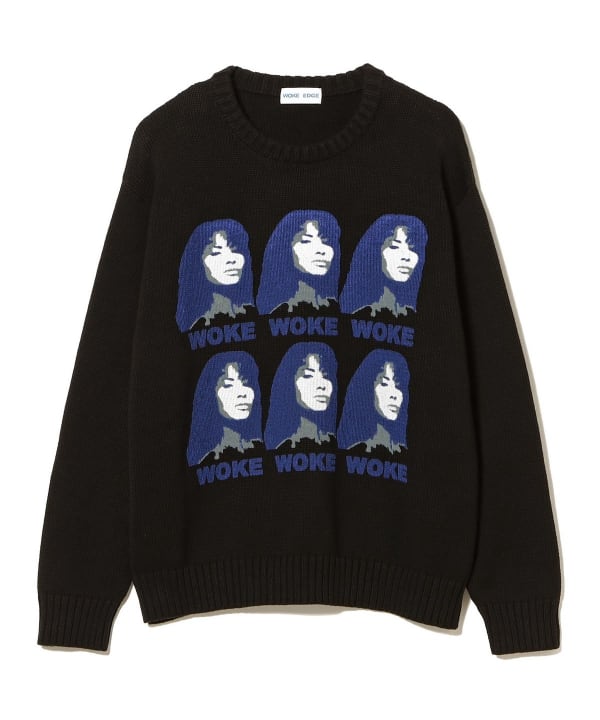 【超美品】WOKE EDGEニットセーター クリーム BEAMS（ビームス）WOKE EDGE / Selena Knit（トップス ニット