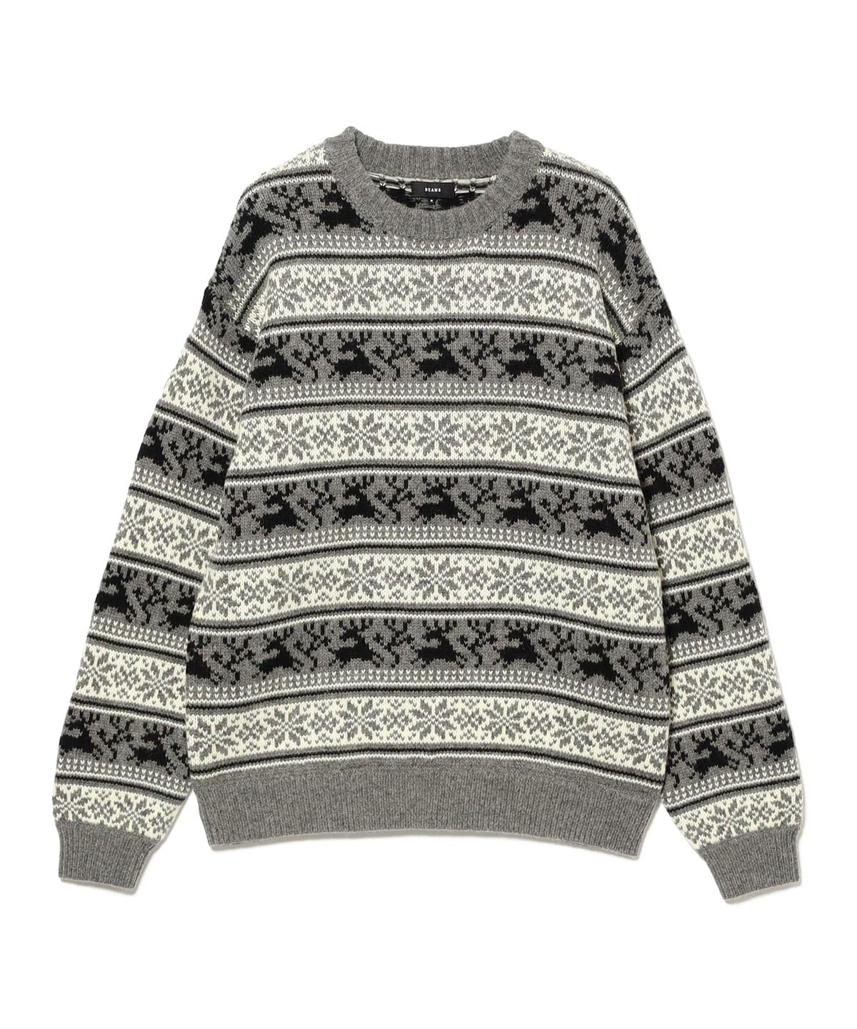 BEAMS　ニット　セーター BEAMS Holiday Crew Neck Knit (Tops, Knitwear BEAMS Sweaters