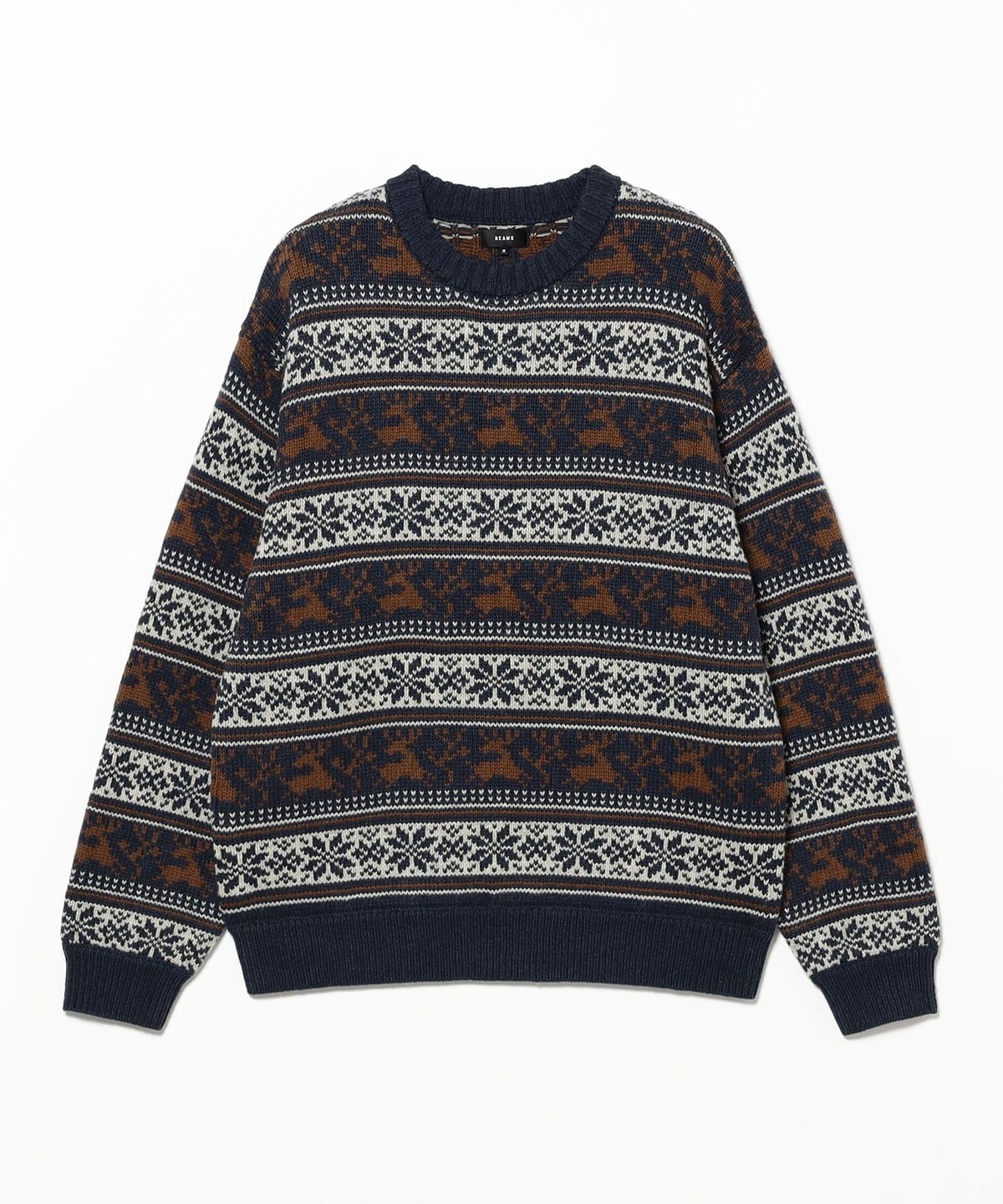 BEAMS（ビームス）【タイムセール】ホリデー クルーネック ニット