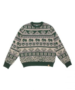 【ショップ限定商品】STARBUCKS STAND by BEAMS / JACQUARD CREW KNIT