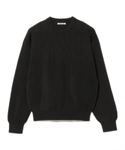 AURALEE / FLAT YARN RIB KNIT P/O