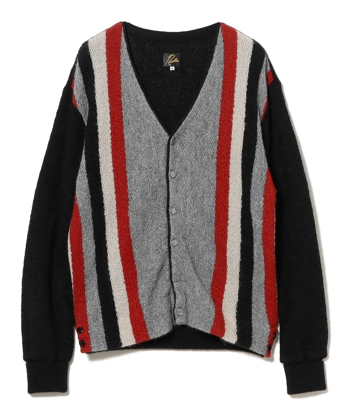 BEAMS（ビームス）NEEDLES / Knit Cardigan - Crepe Weave Stripe