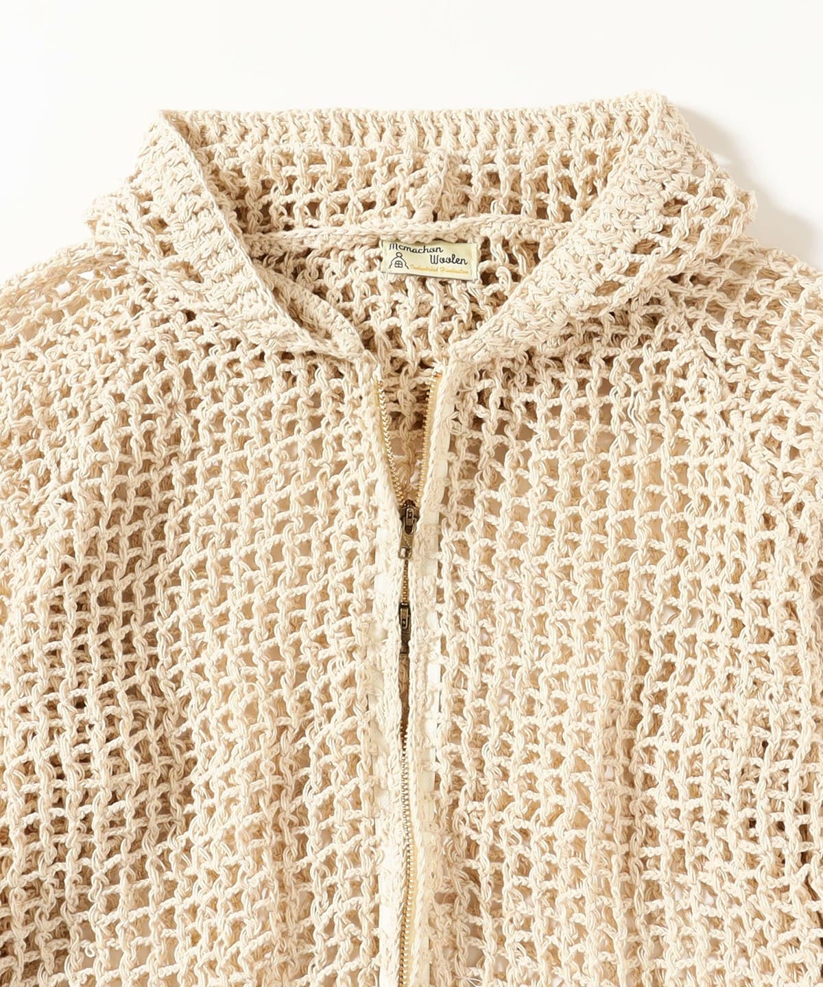 BEAMS（ビームス）MacMahon Knitting Mills / Mesh Zip Hooded