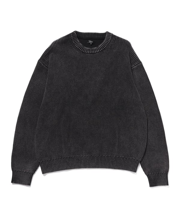スノー ウォッシュ クルーネック ニット