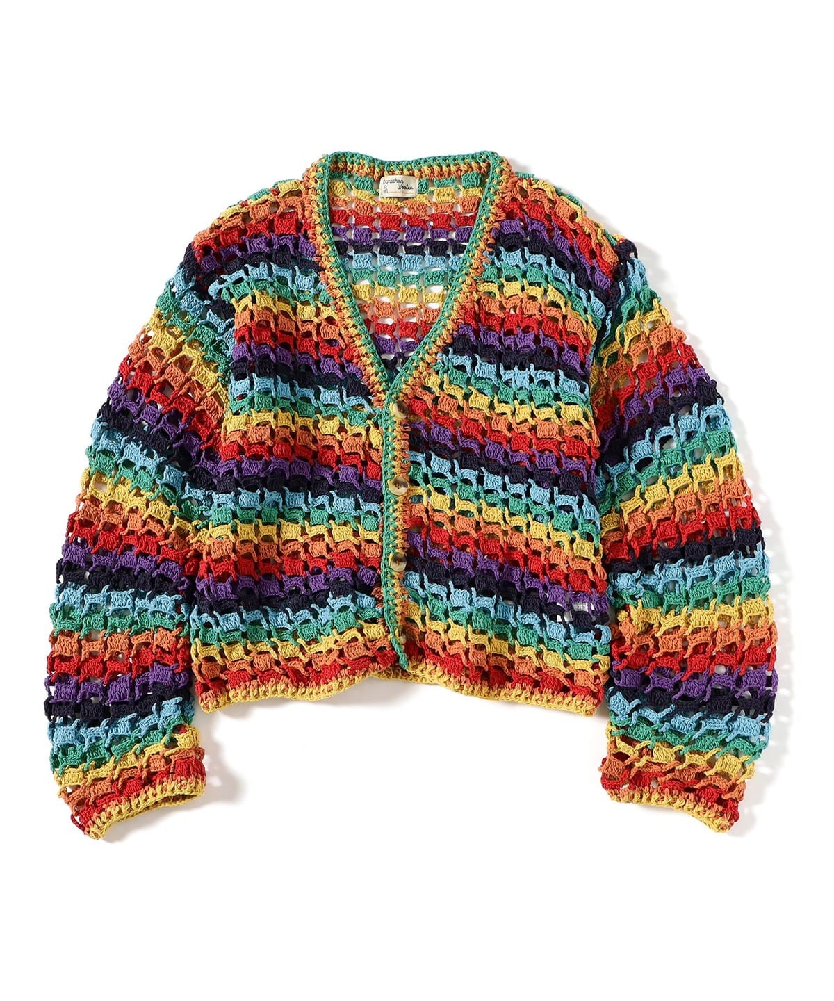 BEAMS（ビームス）MacMahon Knitting Mills / Rainbow Cardigan