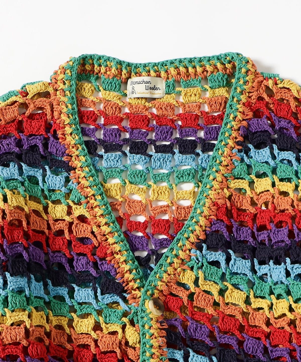 BEAMS（ビームス）MacMahon Knitting Mills / Rainbow Cardigan