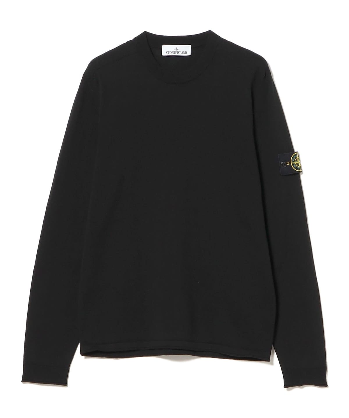 BEAMS（ビームス）STONE ISLAND / CREW NECK - BLACK（トップス ニット 