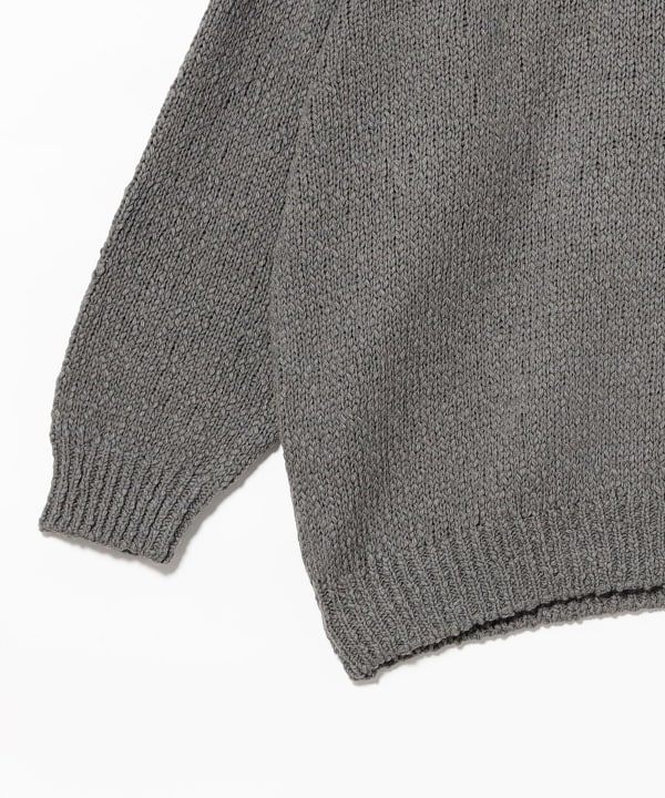 Graphpaper / Cotton Wool Slub Oversized Crew Neck Knit