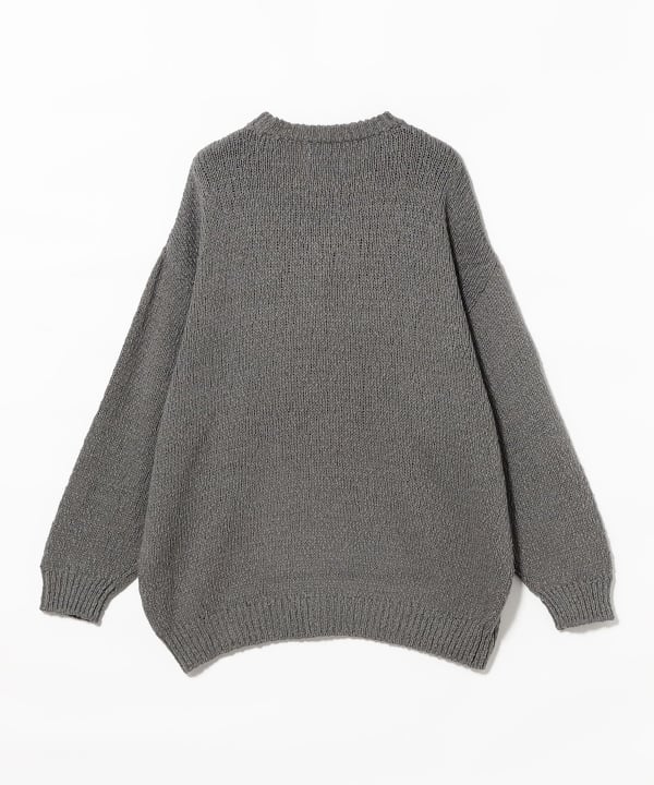 Graphpaper / Cotton Wool Slub Oversized Crew Neck Knit