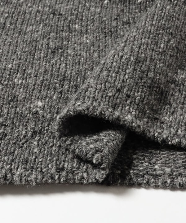 AURALEE / LOW-GAUGE HOMESPUN TWEED KNIT P/O