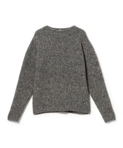 AURALEE / LOW-GAUGE HOMESPUN TWEED KNIT P/O