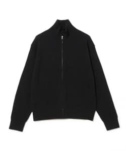 AURALEE / SUPER FINE WOOL RIB KNIT ZIP CARDIGAN