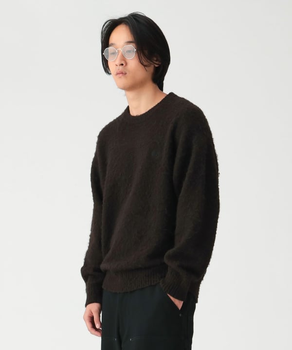 【別注】FRED PERRY / フラッフィーニット 26FW Model：H185cm Size：L