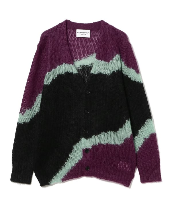 NOMARHYTHM TEXTILE / Multi Color Mohair Cardigan