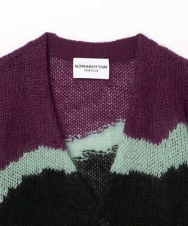 NOMARHYTHM TEXTILE / Multi Color Mohair Cardigan