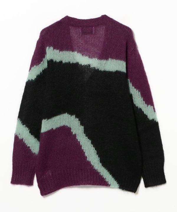 NOMARHYTHM TEXTILE / Multi Color Mohair Cardigan