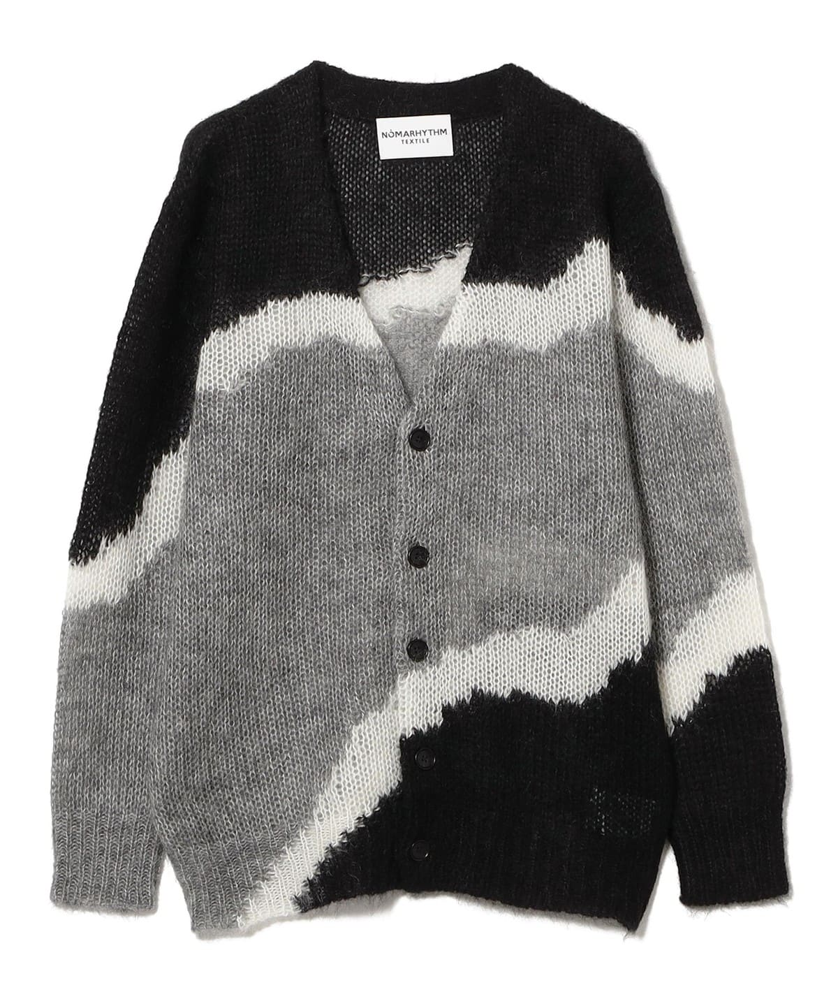 BEAMS（ビームス）NOMARHYTHM TEXTILE / Multi Color Mohair Cardigan