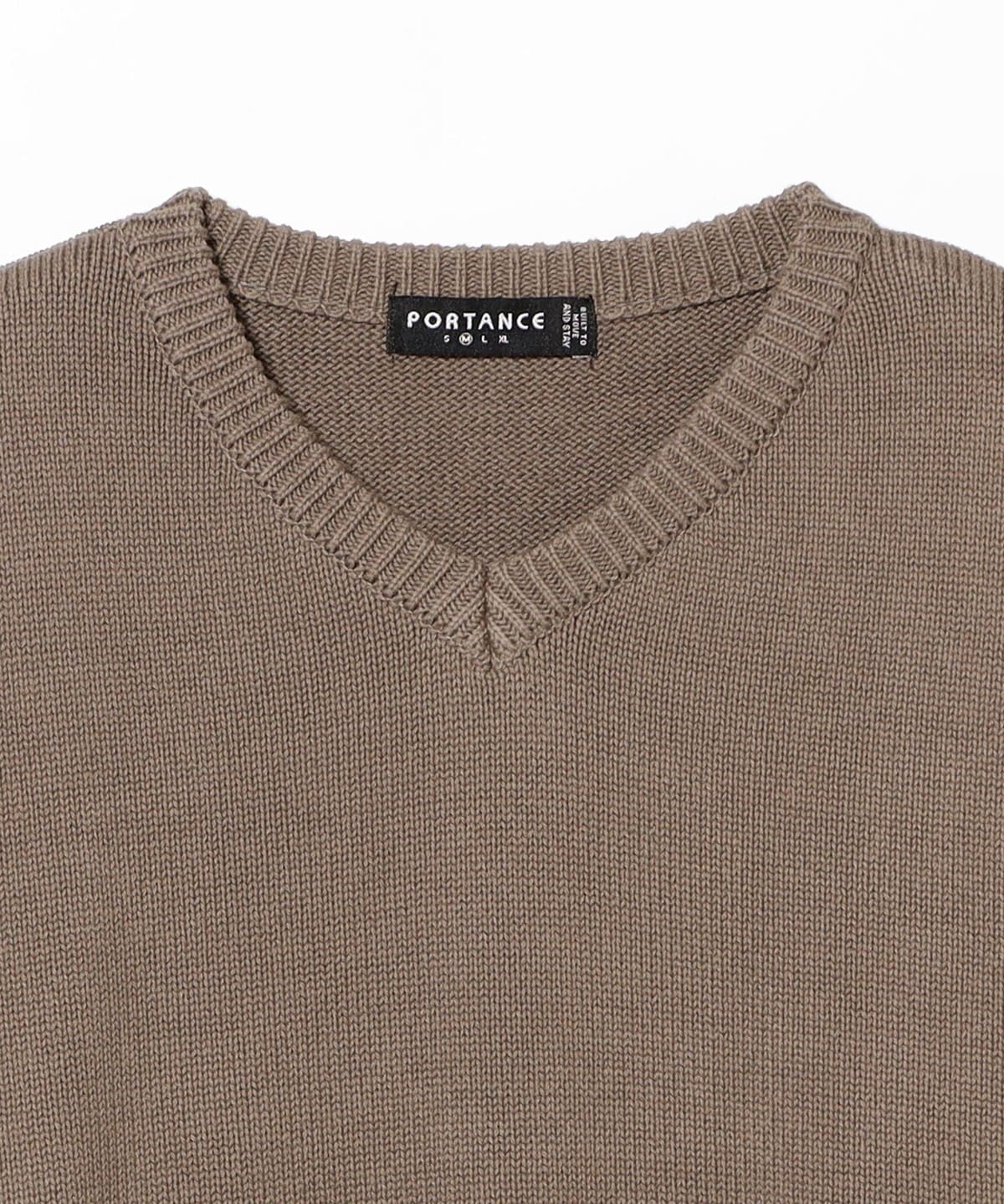 BEAMS（ビームス）PORTANCE / COTTON KANOKO V-KNIT（トップス ニット 