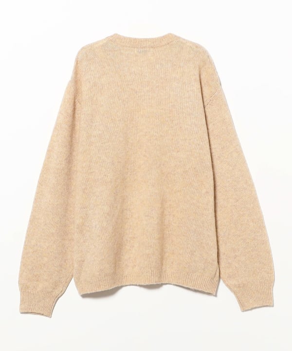 URU / Crew Neck Knit すっきりとしたコンパクトな着丈