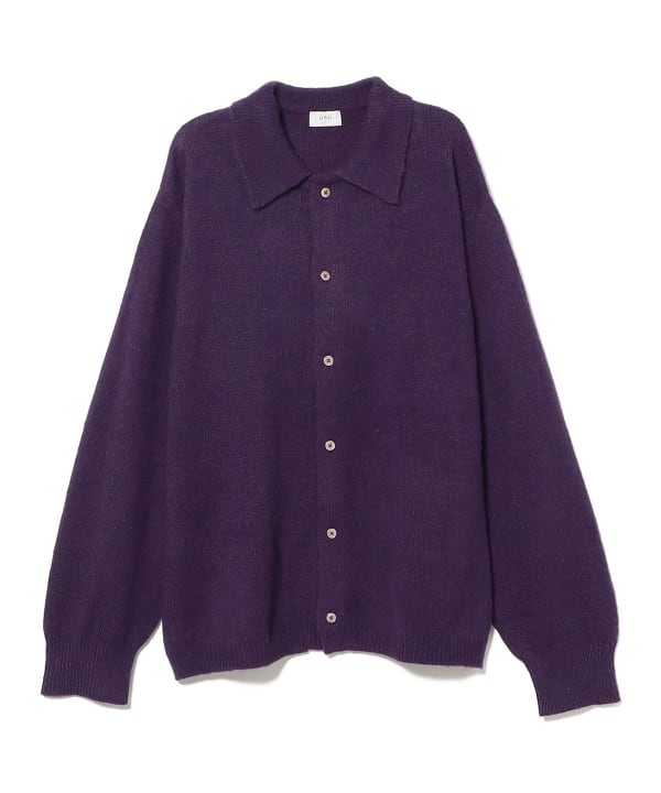 URU / Knit Cardigan ボタンを開けてサッと羽織れる
