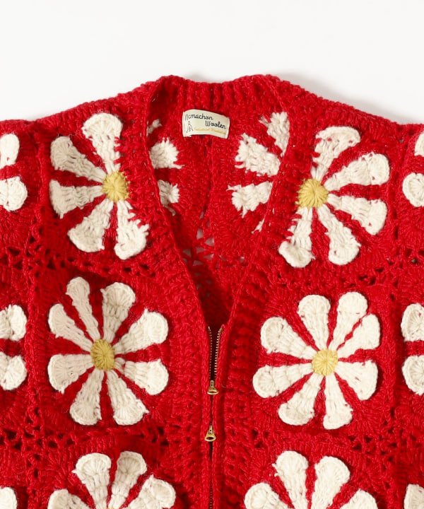 Macmahon Knitting Mills / V Neck Zip Cardigan-Square