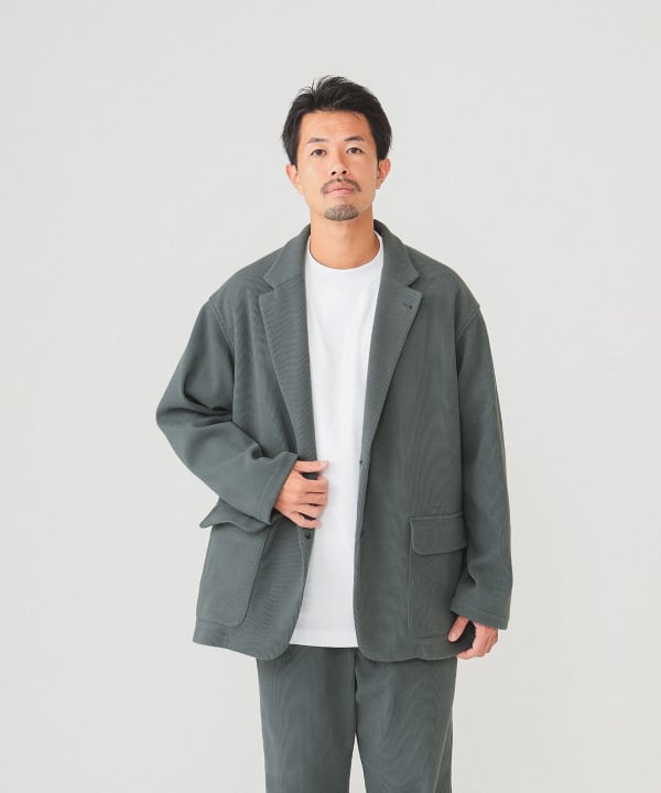 BEAMS BEAMS / cut corduroy easy tailored jacket (jacket BEAMS 