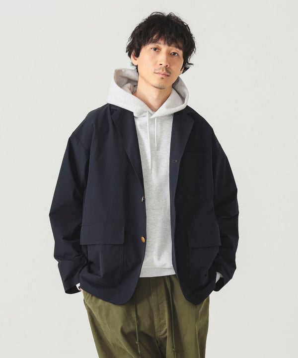 人気ブランドバ40代 BEAMS（ビームス）撥水 テック ブレザー（ジャケット テーラード ジャケット・アウター