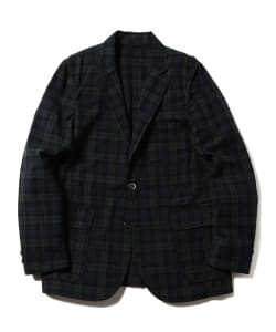 BEAMS PLUS / インディゴ ブラックウォッチ 3B シャツジャケット