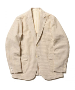 ▲BEAMS PLUS / シアサッカー ジャケット BEIGE