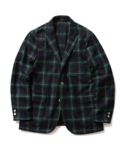 ▲BEAMS PLUS / ウールタータンチェック　シャツジャケット