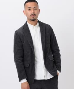 ▲NEW BALANCE × BEAMS PLUS / 別注 3ボタン コーデュロイ ジャケット