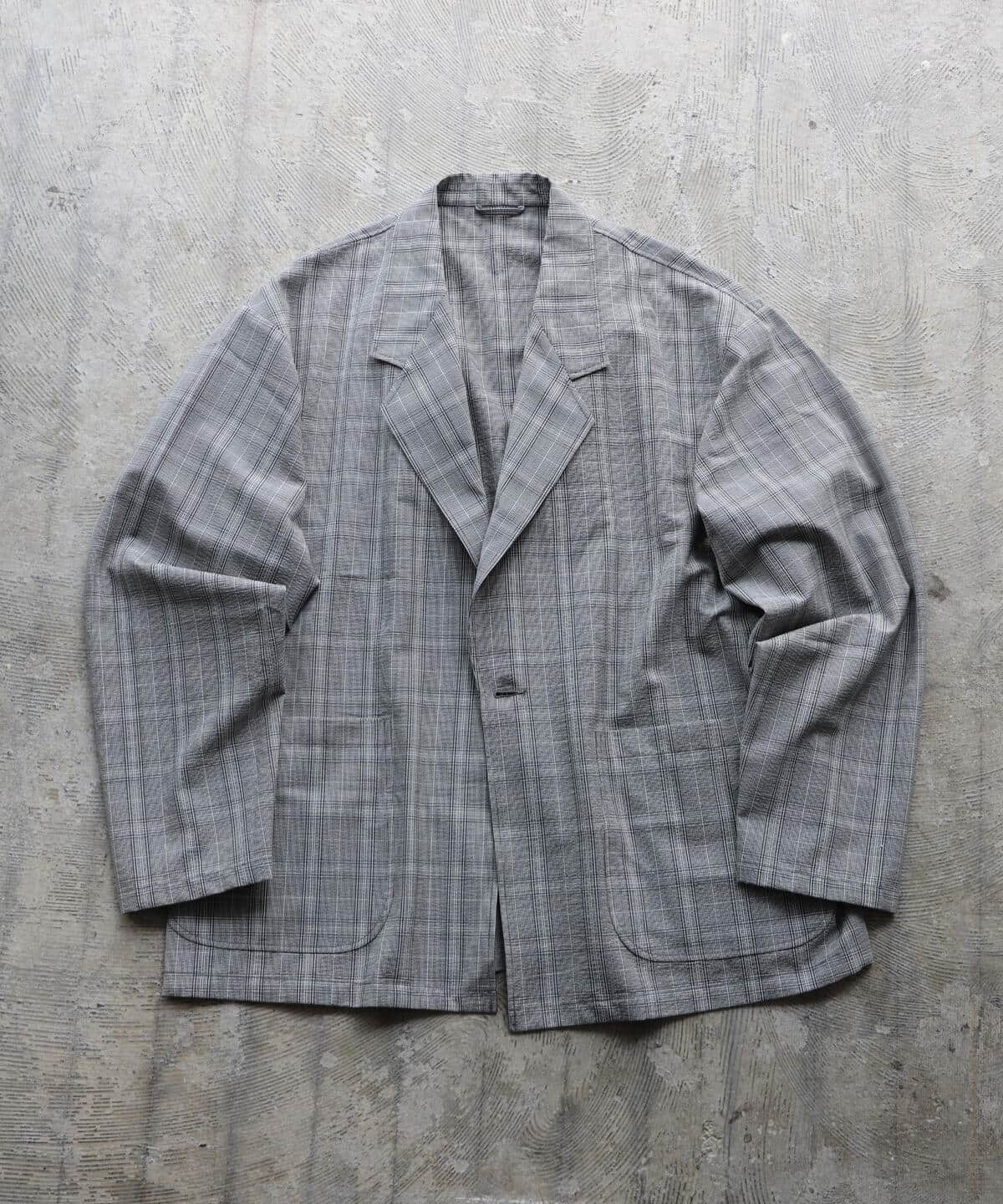 BEAMS [BEAMS] BEAMS / Soccer check 1 button jacket (casual 