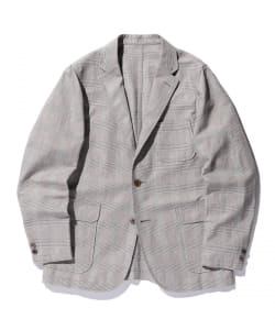 ▲BEAMS PLUS / 3ボタン グレンチェック  シャツジャケット