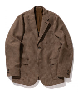 ▲BEAMS PLUS / 3ボタン トラベルツイード ジャケット