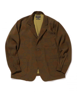 ▲BEAMS PLUS / カフス ジオメトリックプリント 4ボタンジャケット