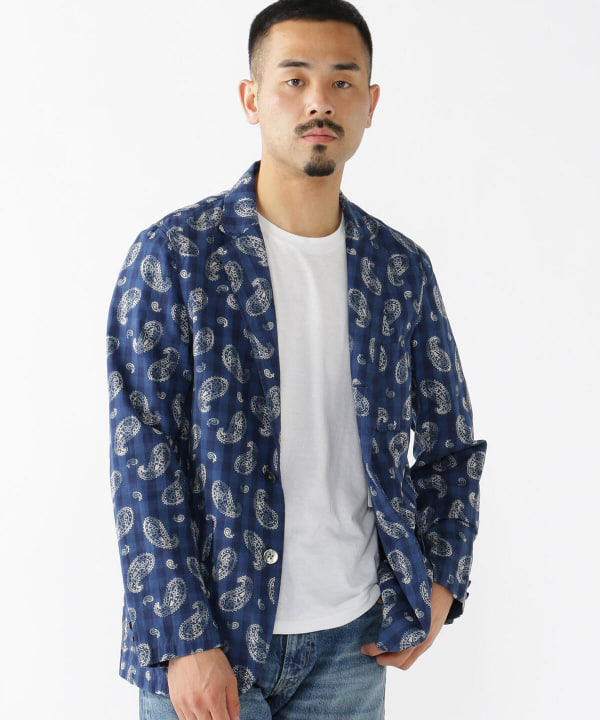 【新品】BEAMS ペイズリー柄 サマージャケット XLサイズ