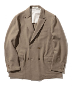 ▲BEAMS PLUS / スラブ織 4ボタン ダブルブレステッド コンフォートジャケット