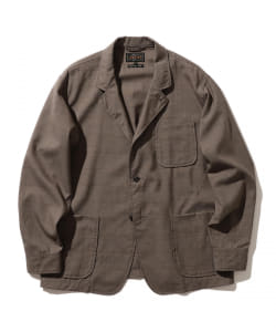 ▲BEAMS PLUS / 4ボタン カフス ウール チェック ジャケット