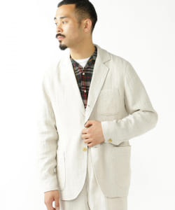 ▲MOJITO × BEAMS PLUS / 別注 RITZ JACKET リネン シルク